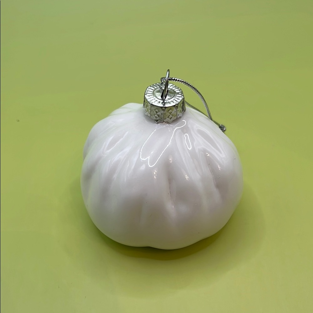 *3 for $15 item* Pinyin Press Baozi Festive Tree Ornament in White